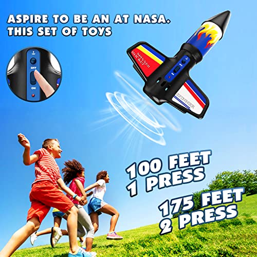 Toy Model Rockets Electric Flying Model Rocket for Kids with Parachute Recovery | Eco ...